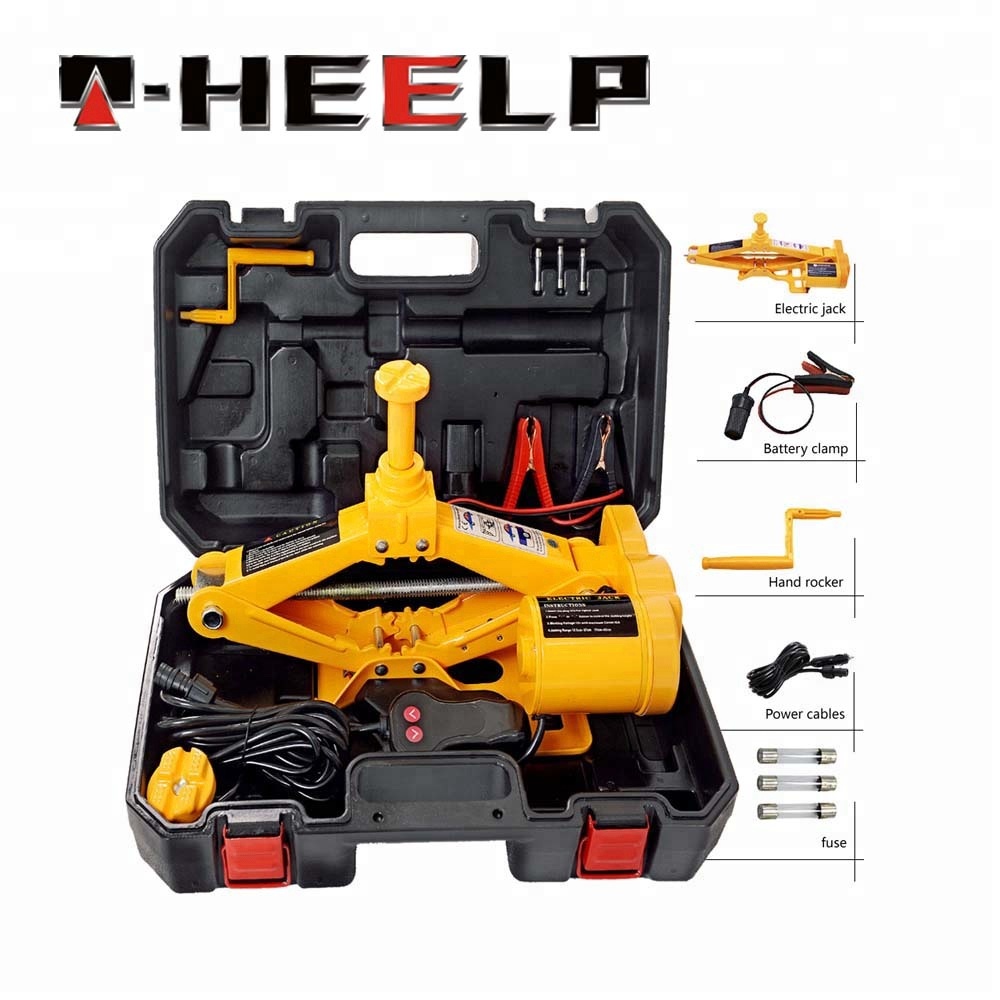 Small electric best for cars scissor screw jack