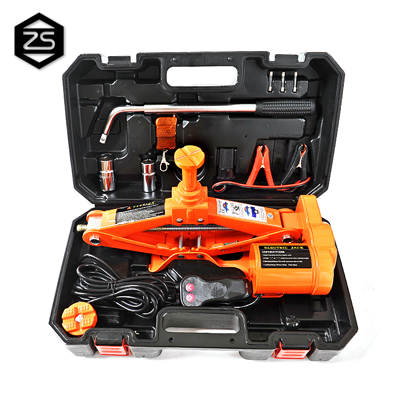 China great quality 12 volt automatic electric jack and wrench for car