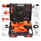 1-10 ton load capacity hydraulic type car jack tool kit with impact wrench