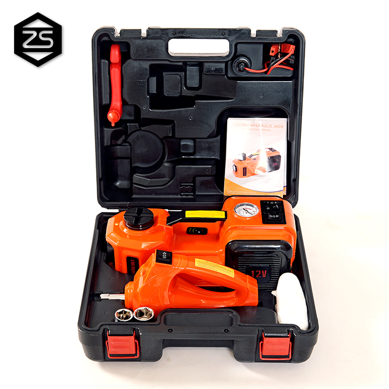 1-10 loading capacity hydraulic type powered car jack with impact wrench