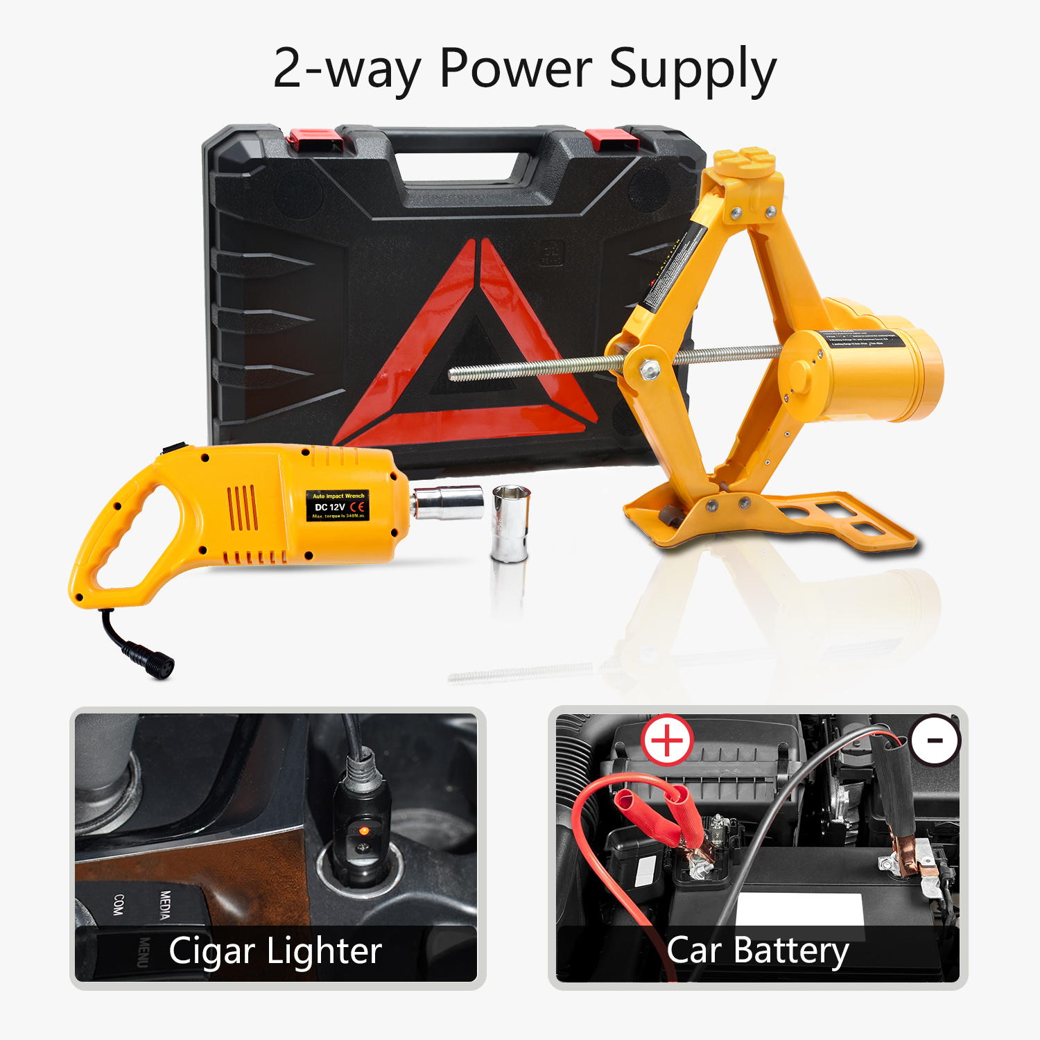 2T/3T 35CM Electric Car Jack And Electric Wrench Buy 2T/3T electric